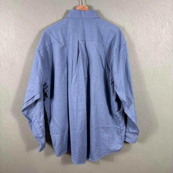 Bulwark Button Down Protective Apparel Men Size XL Blue Flame Resistant Shirt* - Picture 12 of 13